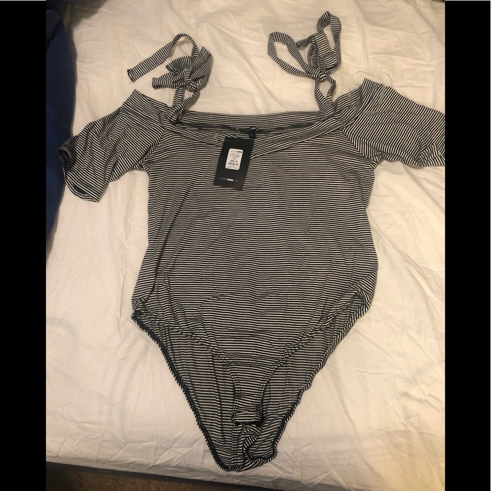 Shoulder tie Body Suit